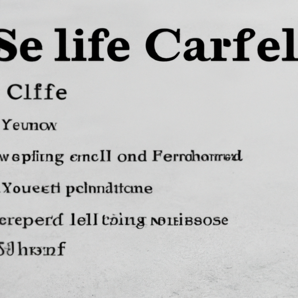 Self-Compassion and Self-Care: Prioritizing Well-Being