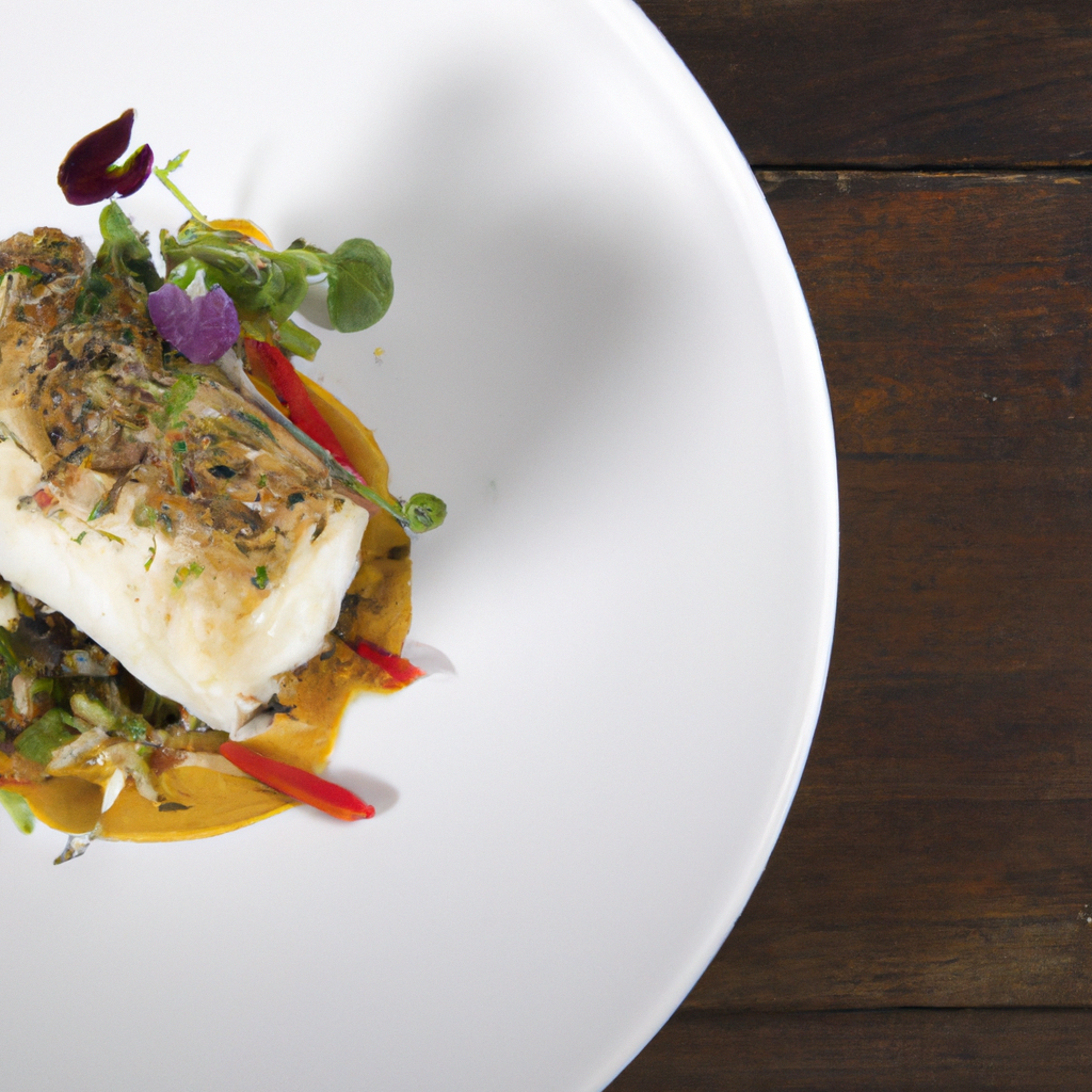 2. Heavenly Halibut: Savory Seafood Dish